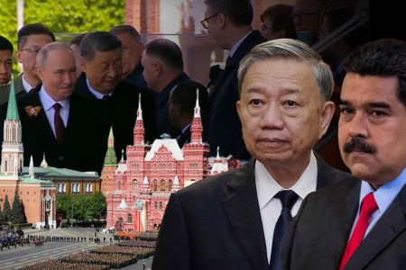 TÔ LÂM – MADURO: CẶP ĐÔI “ĐỎ THẪM” TRONG NGÀY DUYỆT BINH.