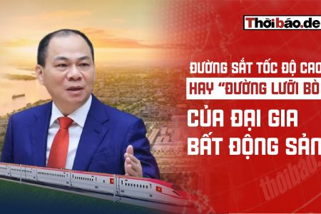 Đường sắt tốc độ cao hay “đường lưỡi bò” của đại gia bất động sản?