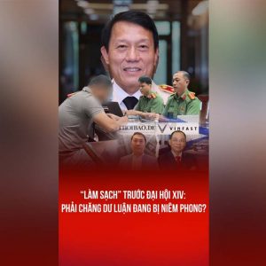 “LÀM SẠCH” TRƯỚC ĐẠI HỘI XIV: PHẢI CHĂNG DƯ LUẬN ĐANG BỊ NIÊM PHONG?