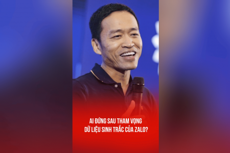 AI ĐỨNG SAU THAM VỌNG DỮ LIỆU SINH TRẮC CỦA ZALO?