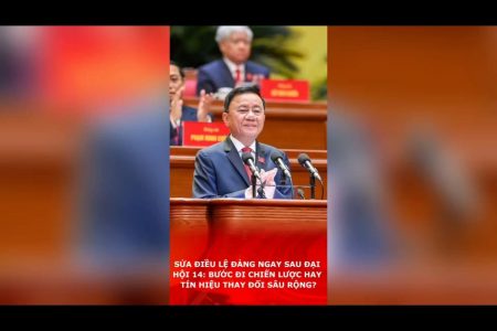 SỬA ĐIỀU LỆ ĐẢNG NGAY SAU ĐẠI HỘI 14: BƯỚC ĐI CHIẾN LƯỢC HAY TÍN HIỆU THAY ĐỔI SÂU RỘNG?