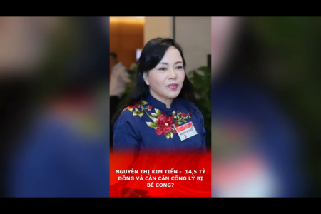 Nguyễn Thị Kim Tiến –  14,5 Tỷ Đồng Và Cán Cân Công Lý Bị Bẻ Cong?
