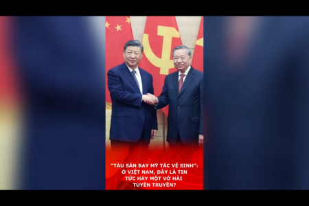 “TÀU SÂN BAY MỸ TẮC VỆ SINH”: Ở VIỆT NAM, ĐÂY LÀ TIN TỨC HAY MỘT VỞ HÀI TUYÊN TRUYỀN?