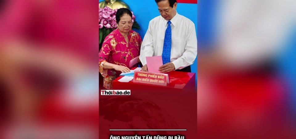 Ông Nguyễn Tấn Dũng đi bầu, con trai đi ứng cử: trùng hợp gia đình hay truyền thống chính trị?