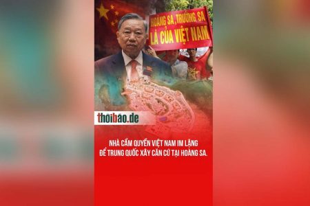 Nhà cầm quyền Việt Nam im lặng để Trung Quốc xây căn cứ tại Hoàng Sa.