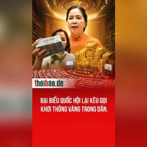 Đại biểu Quốc hội lại kêu gọi khơi thông vàng trong dân.
