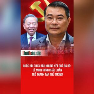 Quốc hội chưa bầu nhưng kết quả đã rõ: Lê Minh Hưng chắc chắn trở thành Tân Thủ tướng!