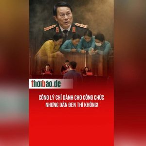 CÔNG LÝ CHỈ DÀNH CHO CÔNG CHỨC NHƯNG DÂN ĐEN THÌ KHÔNG!