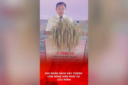 Khi ngân sách xây tượng còn nông dân phải tự cứu mình.