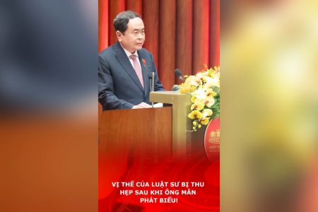 Vị thế của Luật Sư bị thu hẹp sau khi ông Mẫn phát biểu!