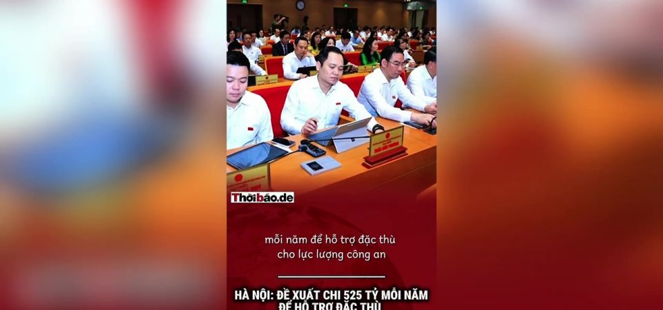 Hà Nội: Đề xuất chi 252 tỷ đồng mỗi năm để hỗ trợ đặc thù cho lực lượng Công an.