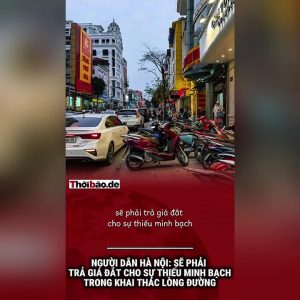 Người dân Hà Nội: Sẽ phải trả giá đắt cho sự thiếu minh bạch trong khai thác lòng đường.
