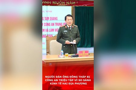 Người đàn ông Đồng Tháp bị công an triệu tập vì so sánh kinh tế hai địa phương