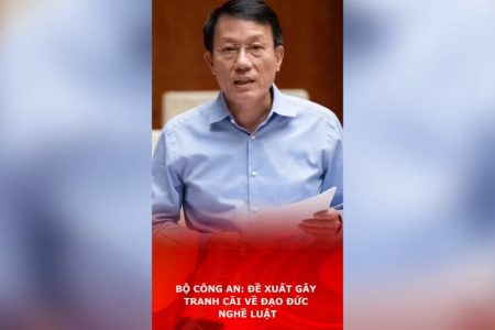 Bộ Công An: Đề xuất gây tranh cãi về đạo đức nghề Luật.
