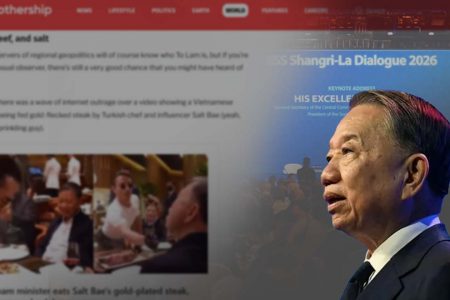 Báo Singapore hạ uy tín Tô Lâm, Đăng Tin Ông Ăn „Bò Dát Vàng“ Trước Hội Nghị Đối Thoại Shangri-La?