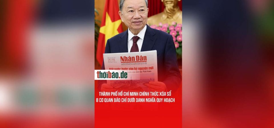 Thành phố Hồ Chí Minh chính thức xóa sổ 8 cơ quan báo chí dưới danh nghĩa quy hoạch