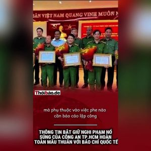 Thông tin bắt giữ nghi phạm nổ súng của Công an TP.HCM hoàn toàn mâu thuẫn với báo chí quốc tế