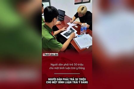 Người dân phải trả 30 triệu cho một bình luận trái ý Đảng