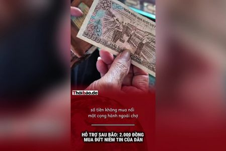 Hỗ trợ sau bão: 2.000 đồng mua đứt niềm tin của dân