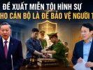 Đề xuất miễn tội hình sự cho cán bộ là để bảo vệ người tài