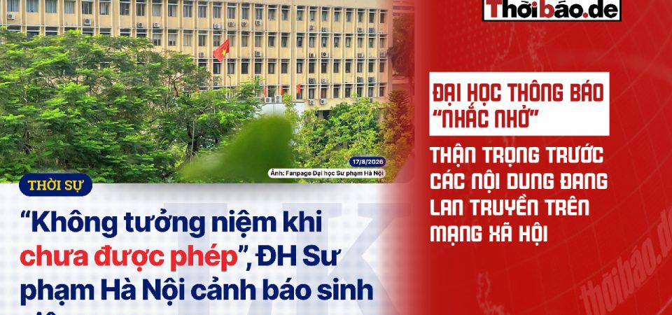 Hà Nội: Ba trường Đại Học cùng cảnh báo sinh viên về vụ Nguyễn Sỹ Cương