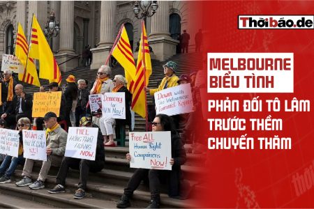 Melbourne: Biểu tình phản đối Tô Lâm trước thềm chuyến thăm