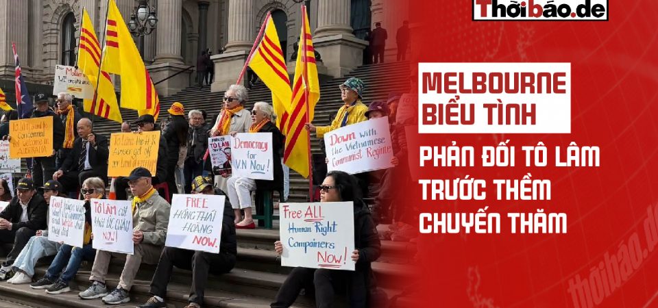 Melbourne: Biểu tình phản đối Tô Lâm trước thềm chuyến thăm