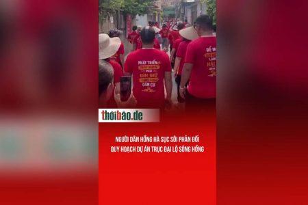 Người dân Hồng Hà sục sôi phản đối quy hoạch dự án Trục Đại lộ sông Hồng