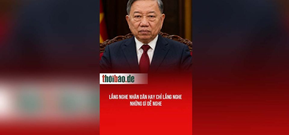 Lắng nghe nhân dân hay chỉ lắng nghe những gì dễ nghe