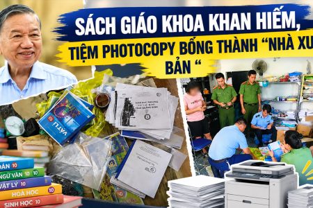 Sách giáo khoa khan hiếm, tiệm photocopy bỗng thành “Nhà xuất bản”