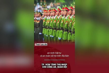 TP HCM tăng thu nhập cho công an, quân đội