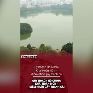 Plan urbanístico del lago Hoan Kiem: el Arco del Triunfo, un elemento polémico