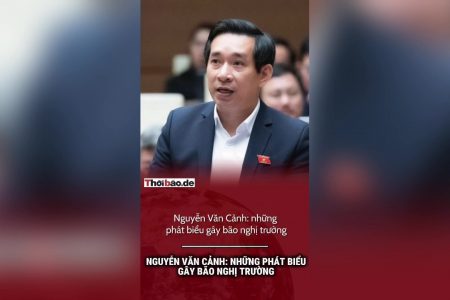 Nguyễn Văn Cảnh: Những phát biểu gây bão nghị trường