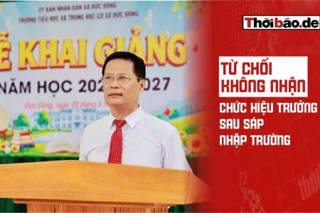 Từ chối không nhận chức Hiệu trưởng sau sáp nhập trường