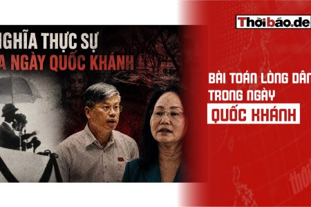 Bài toán lòng dân trong ngày “Quốc khánh”