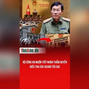 Bộ Công an muốn tiếp nhận thẩm quyền điều tra của VKSND Tối cao