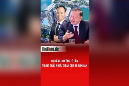 Họ hàng của ông Tô Lâm trúng thầu nhiều dự án của Bộ Công an