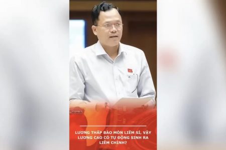 Lương thấp bào mòn liêm sỉ, vậy lương cao có tự động sinh ra liêm chính? 