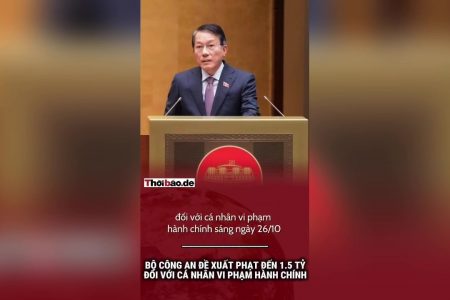 Bộ Công an đề xuất phạt đến 1,5 tỷ đối với cá nhân vi phạm hành chính