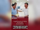 El general Đinh Văn Nơi entrega una recompensa de 100 millones de dong a los funcionarios que hacen horas extras para tramitar expedientes de propiedad de la tierra
